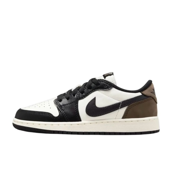Nike Air Jordan 1 Retro Low OG Dark Mocha White Black CZ0858-102 GS Size 4Y-7Y - Picture 1 of 6